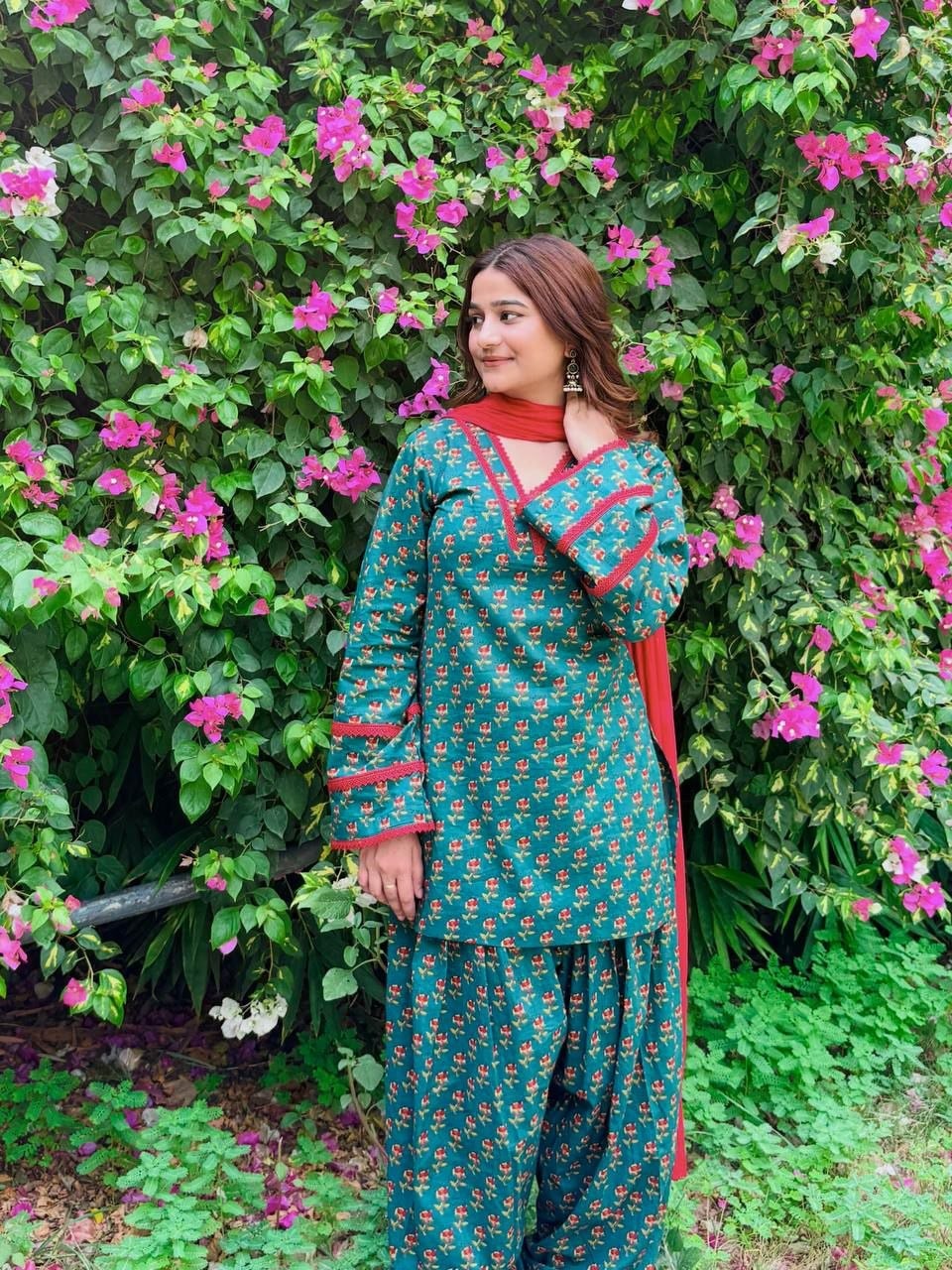 Heavy Pure Natural Crepe Suit Set - view 1
