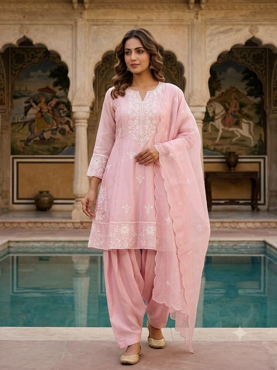 Premium H.O Silk Salwar Suit Set - view 3