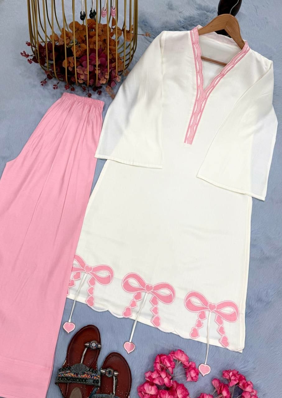 Pure Roman Silk Salwar Suit Set (SIDV2318) - view 6