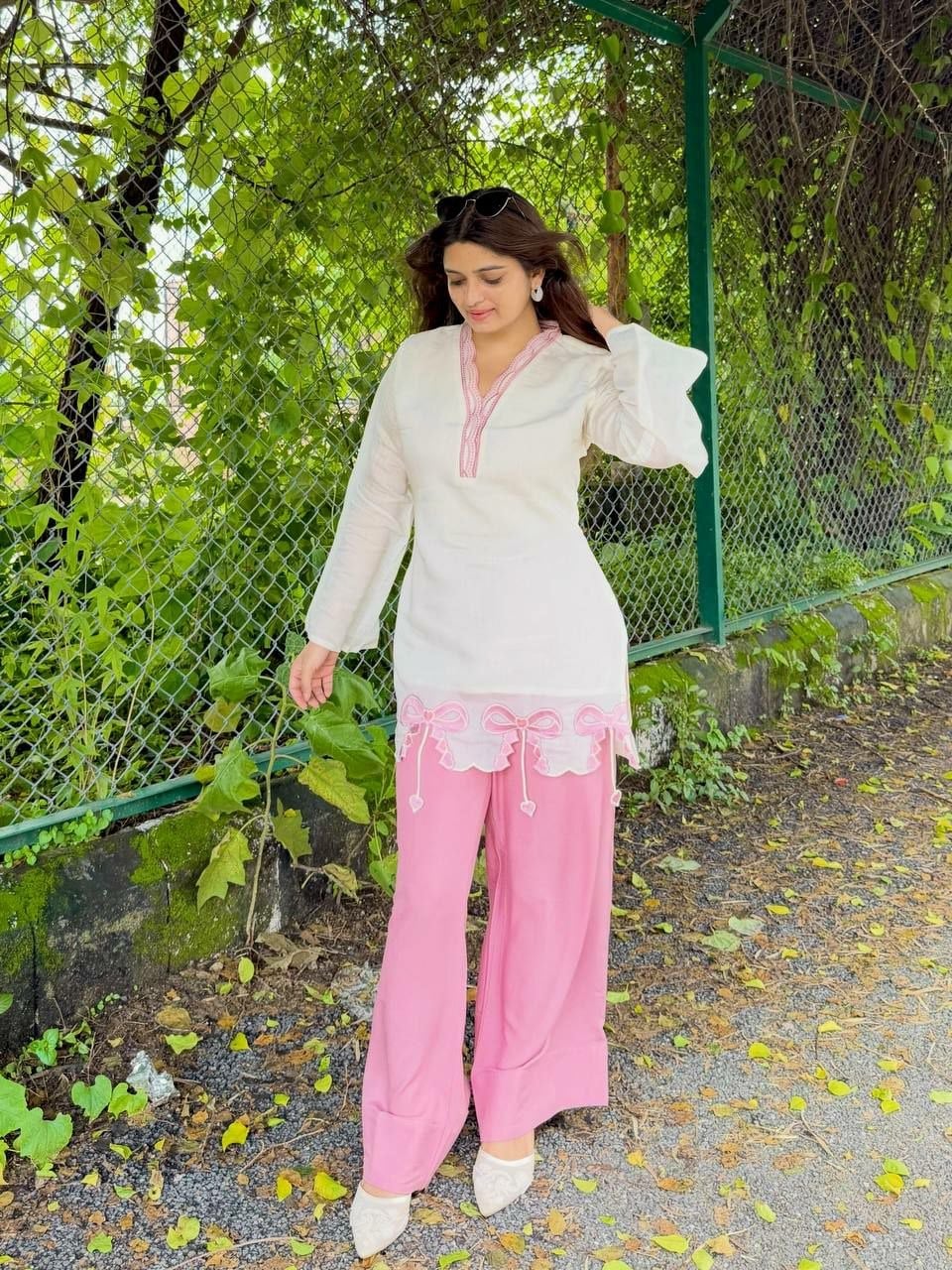 Pure Roman Silk Salwar Suit Set (SIDV2318)