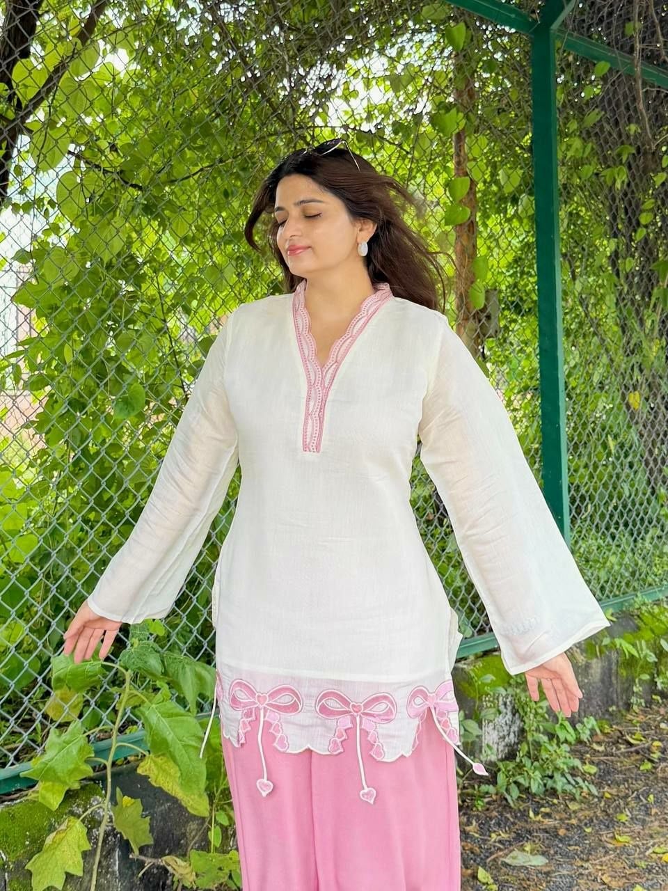 Pure Roman Silk Salwar Suit Set (SIDV2318)