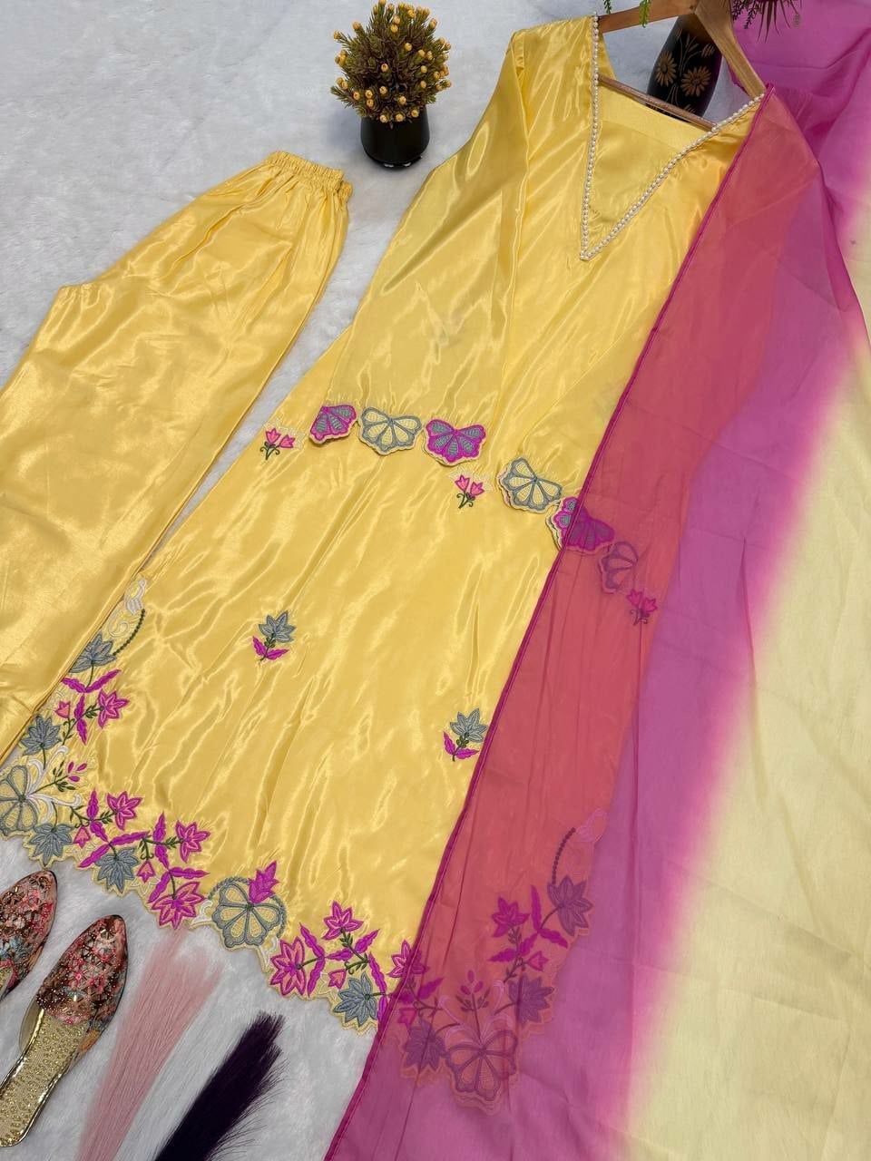 Pure Heavy HO Silk Salwar Suit Set