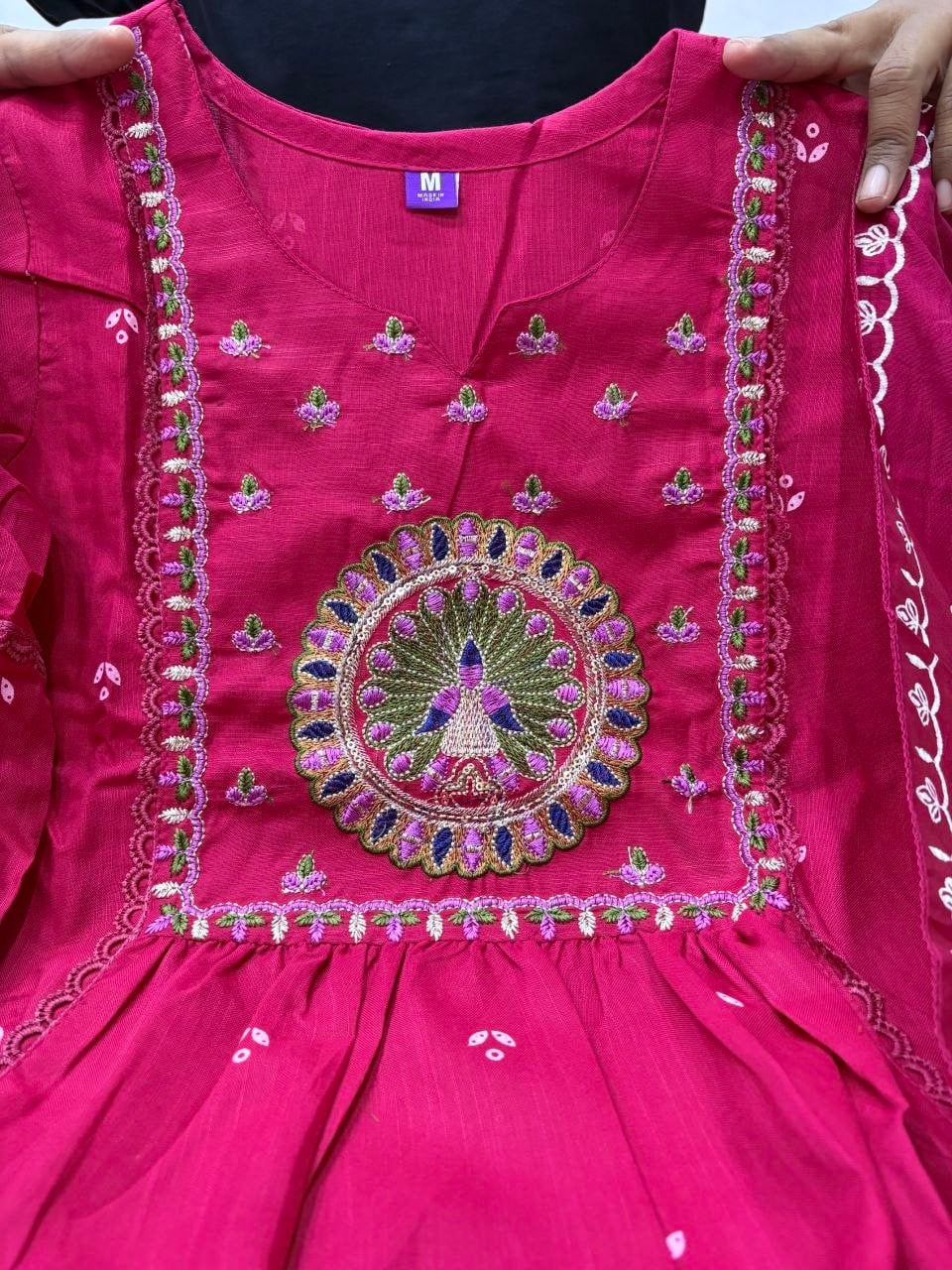 Premium Breathable Cotton Blend Suit Set - Pink