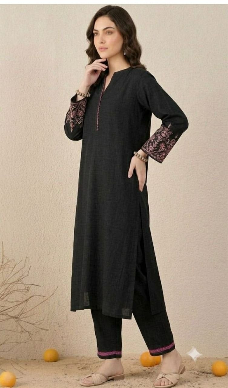 Premium Roman Suit Set - Black
