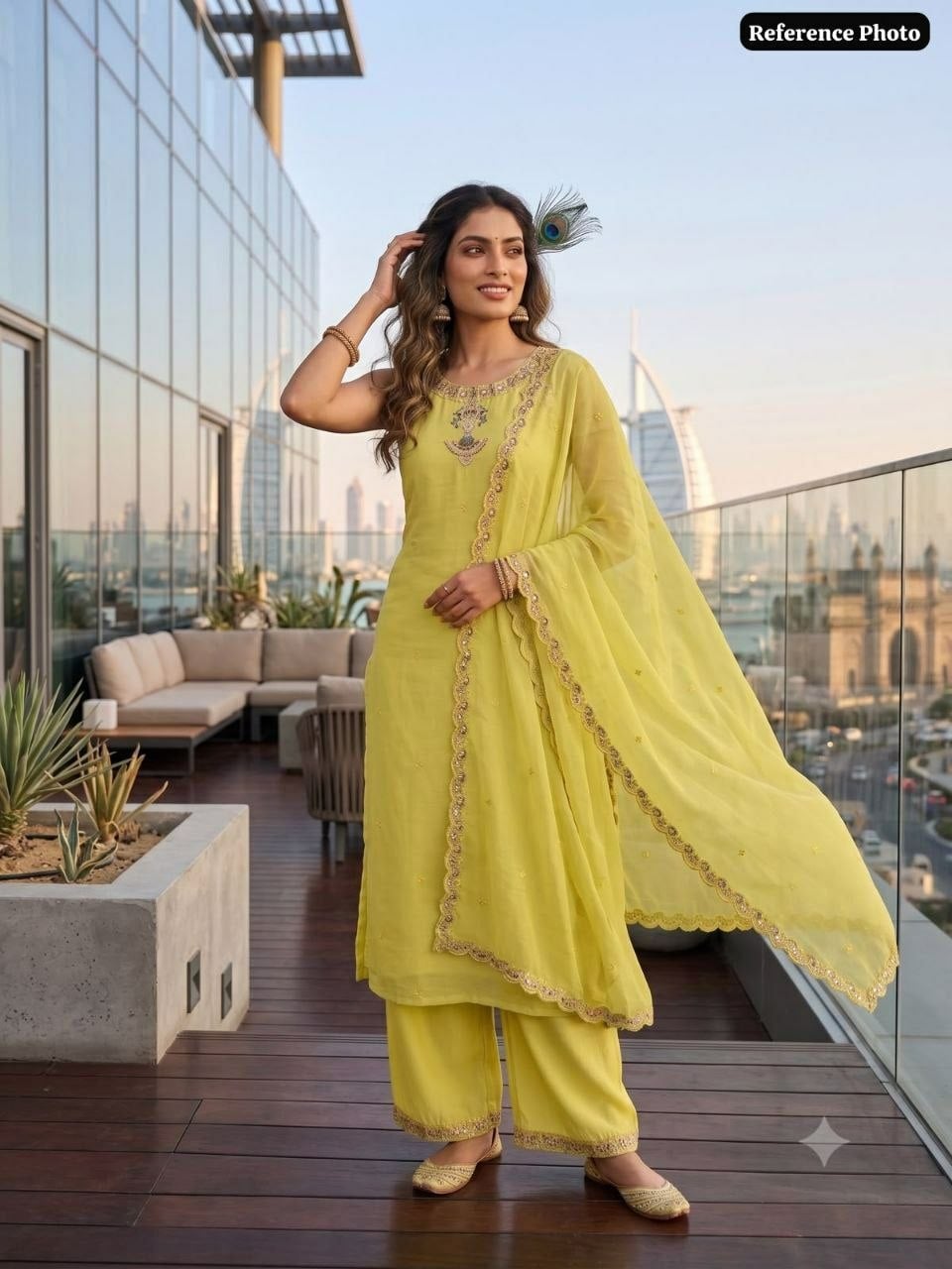 Pure Mul Chanderi Suit Set