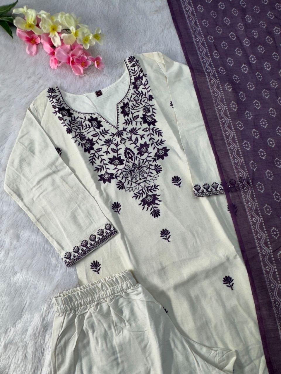 Premium Khadi Cotton Kurta set