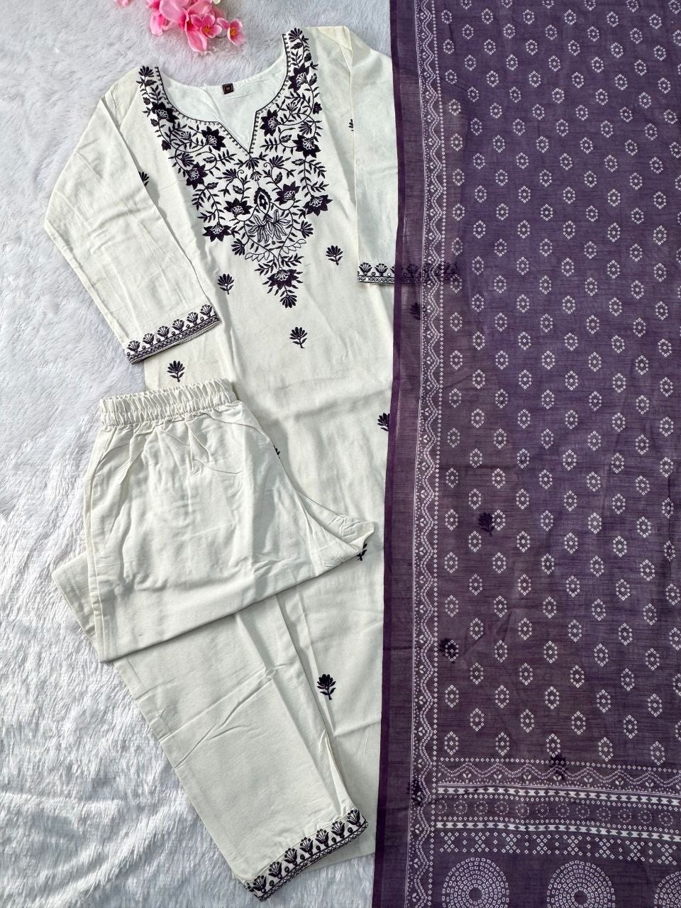Premium Khadi Cotton Kurta set - view 4