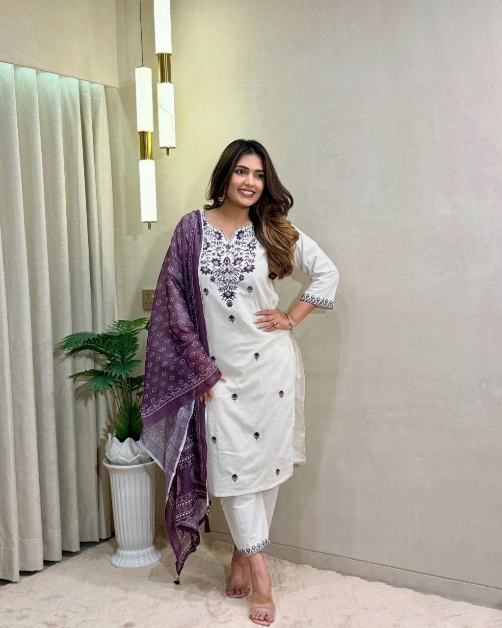 Premium Khadi Cotton Kurta set - view 1