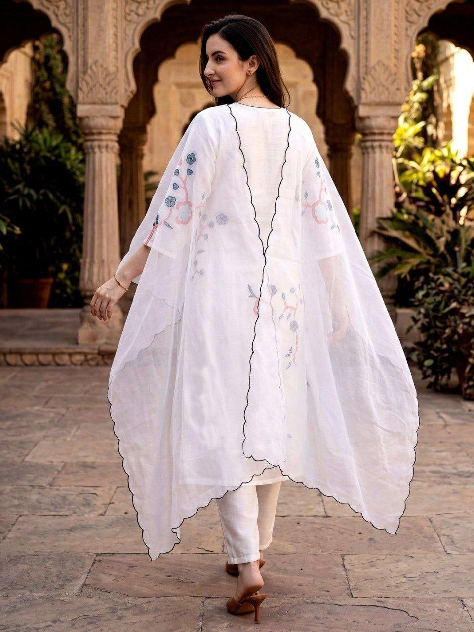 Premium Roman Silk Kurta Set