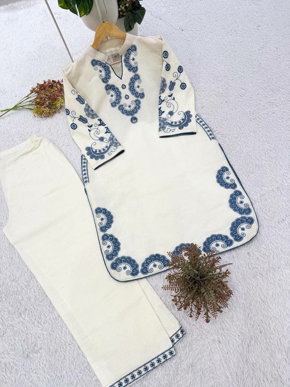 Premium Cora Cotton Kurta Set - view 5