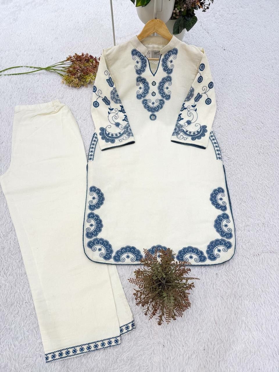 Premium Cora Cotton Kurta Set - view 3