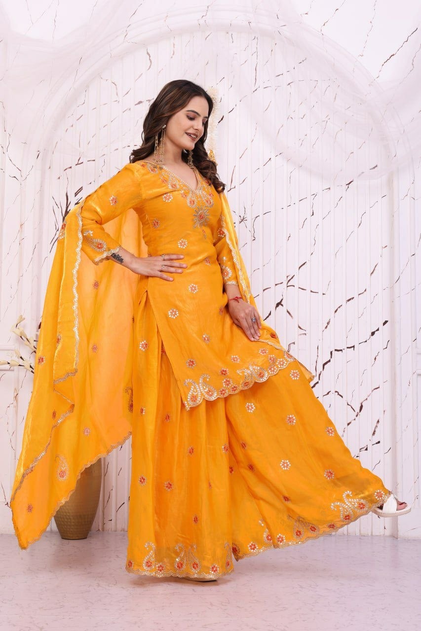 Fendy Silk Salwar Suit Set