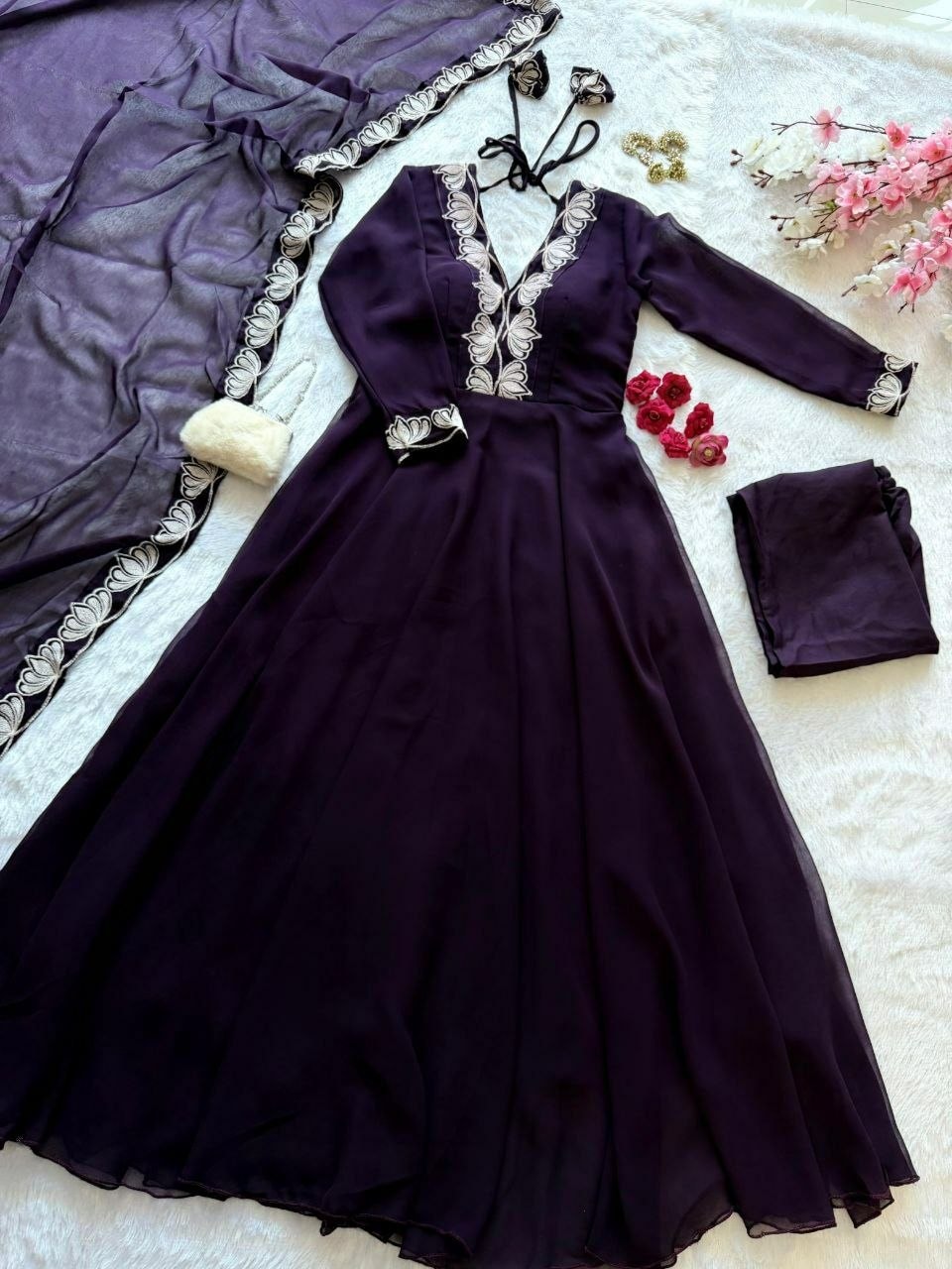 Premium Pure Georgette Suit Set - view 2