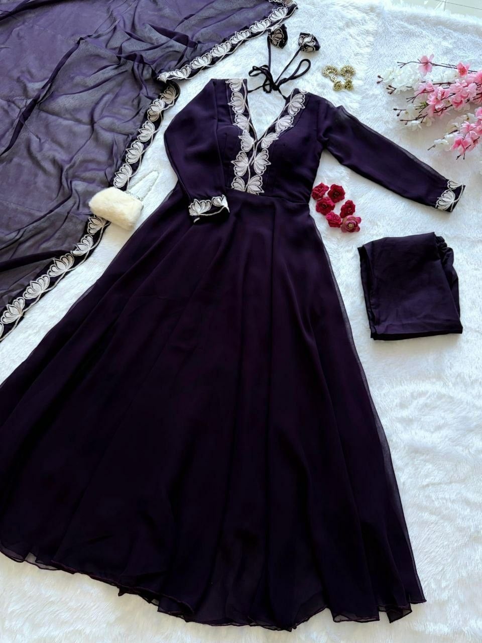 Premium Pure Georgette Suit Set