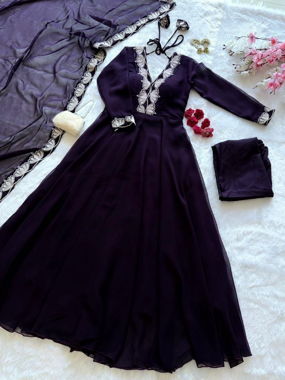 Premium Pure Georgette Suit Set - view 3