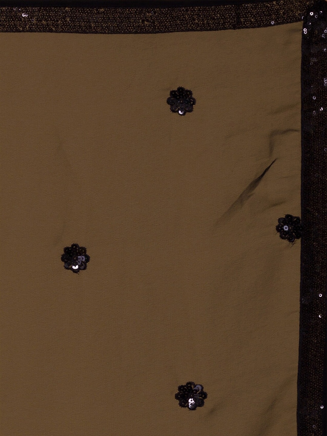 This outfit is a Black Georgette lehenga - Black - view 6