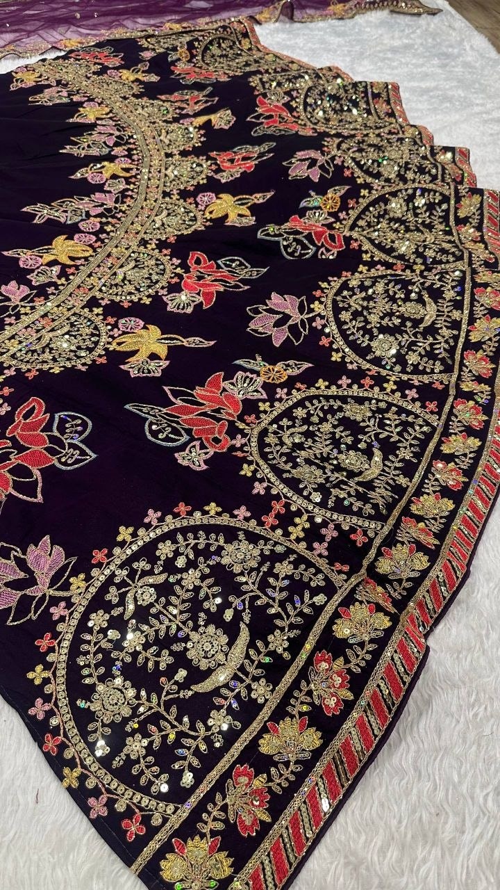 Kasturi silk Lahenga Choli Set - view 6