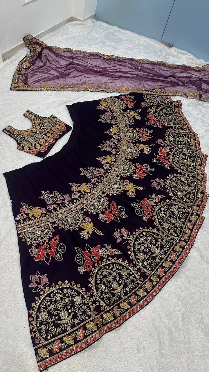 Kasturi silk Lahenga Choli Set