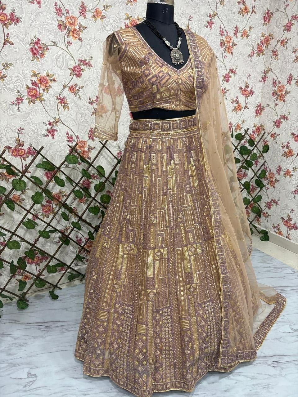 Premium Soft Butterfly Net Lahenga Choli set
