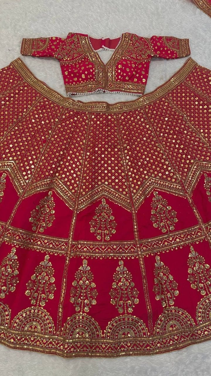 Heavy Muga Silk Lahenga Choli Set