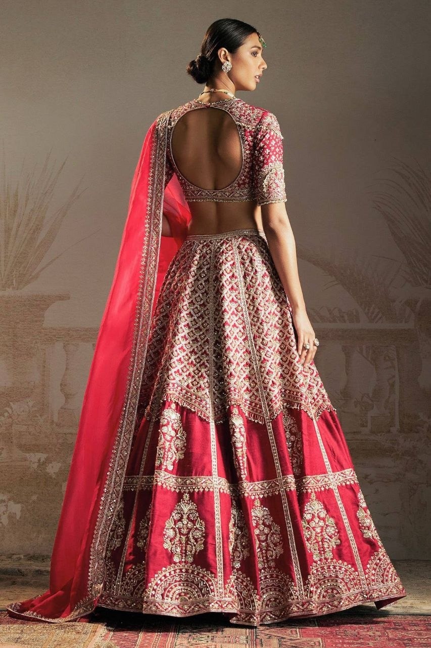 Heavy Muga Silk Lahenga Choli Set - view 2