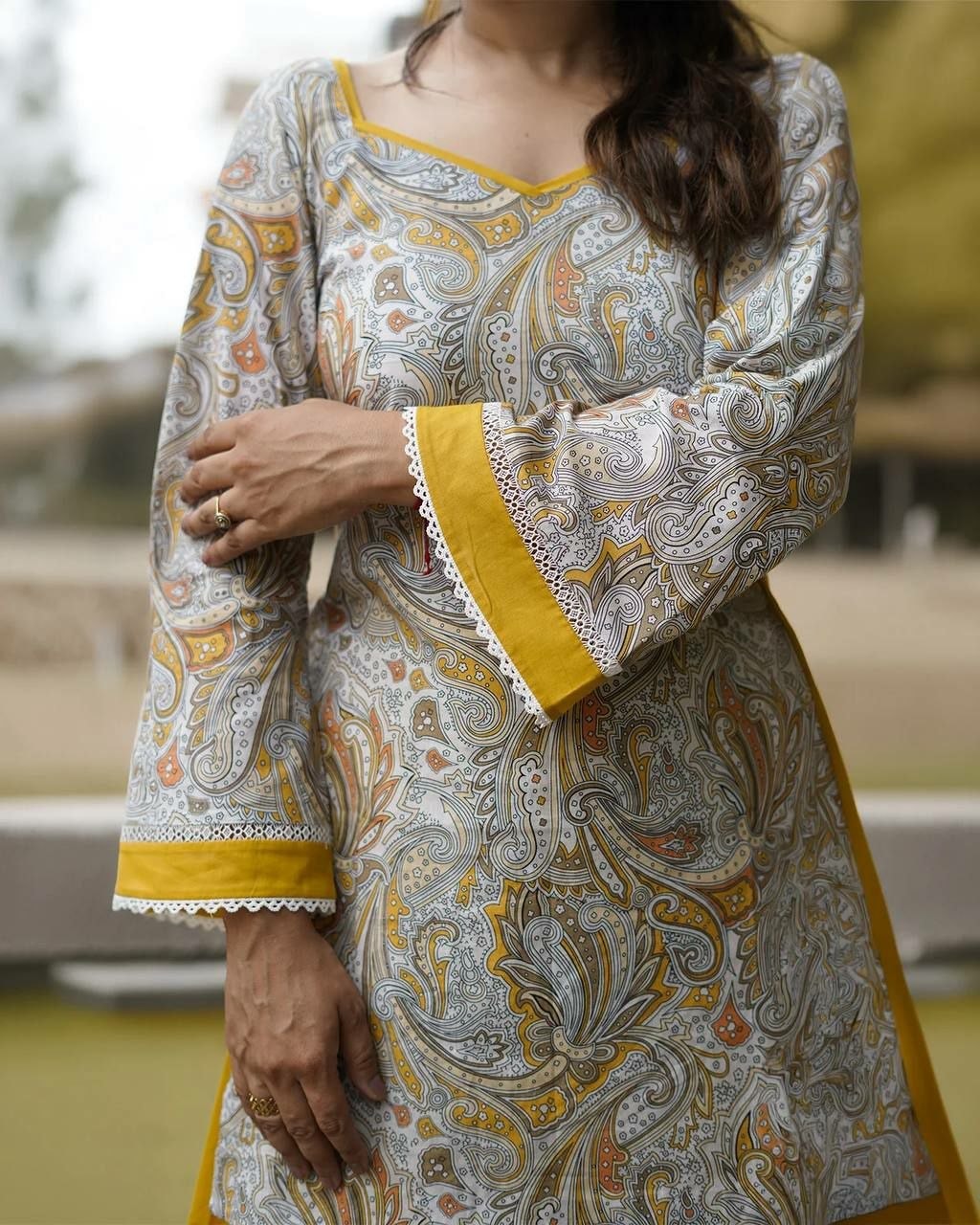 Premium Natural Crepe Salwar Suit Set - view 5