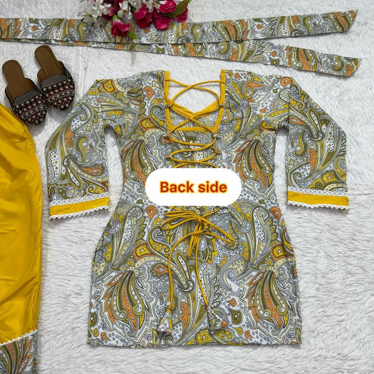Premium Natural Crepe Salwar Suit Set