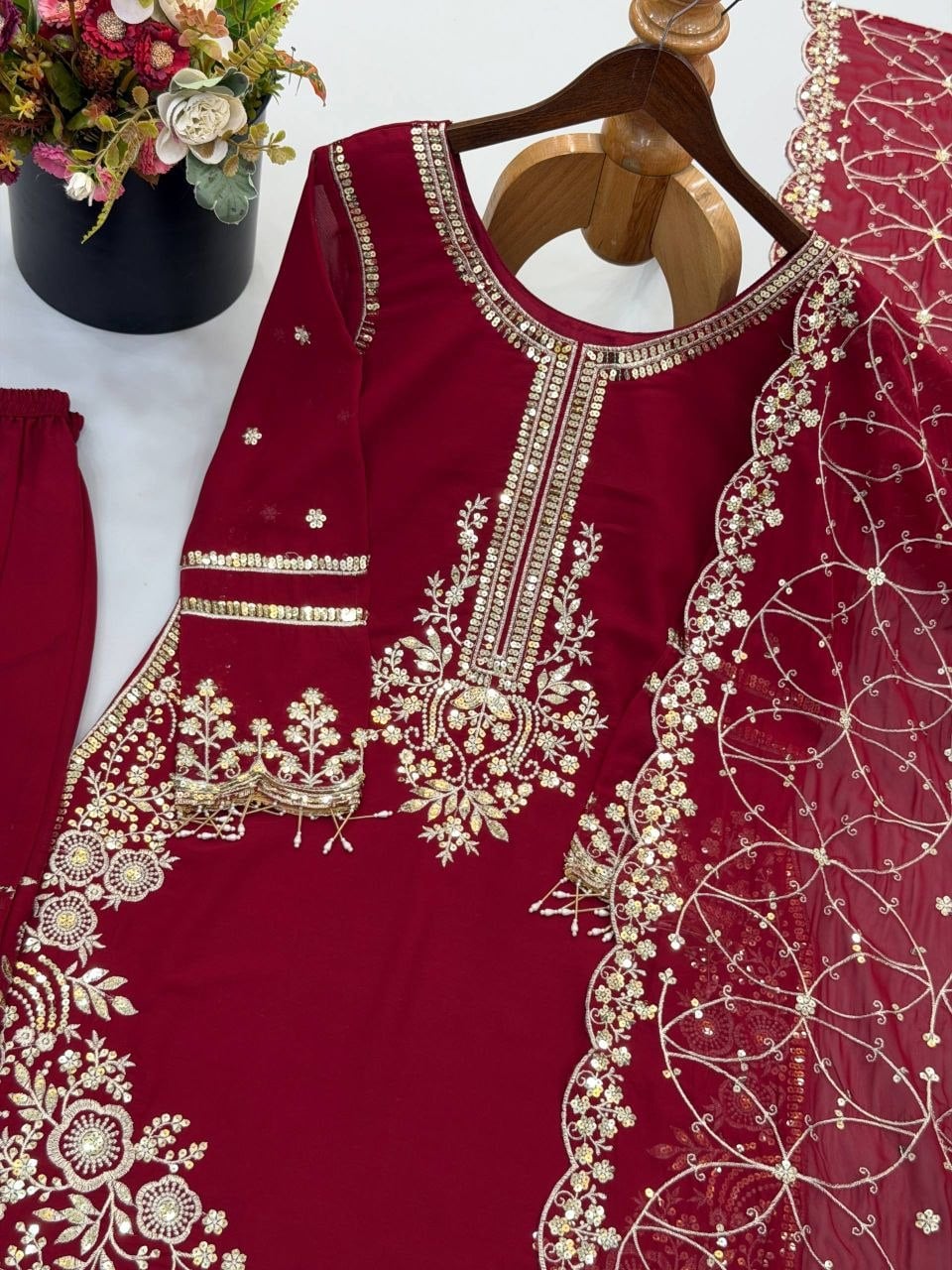 Premium Fox Georgette Salwar suit set