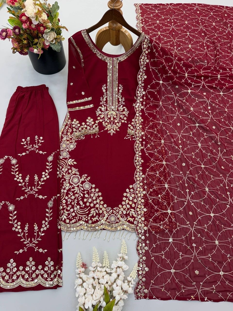 Premium Fox Georgette Salwar suit set - view 4