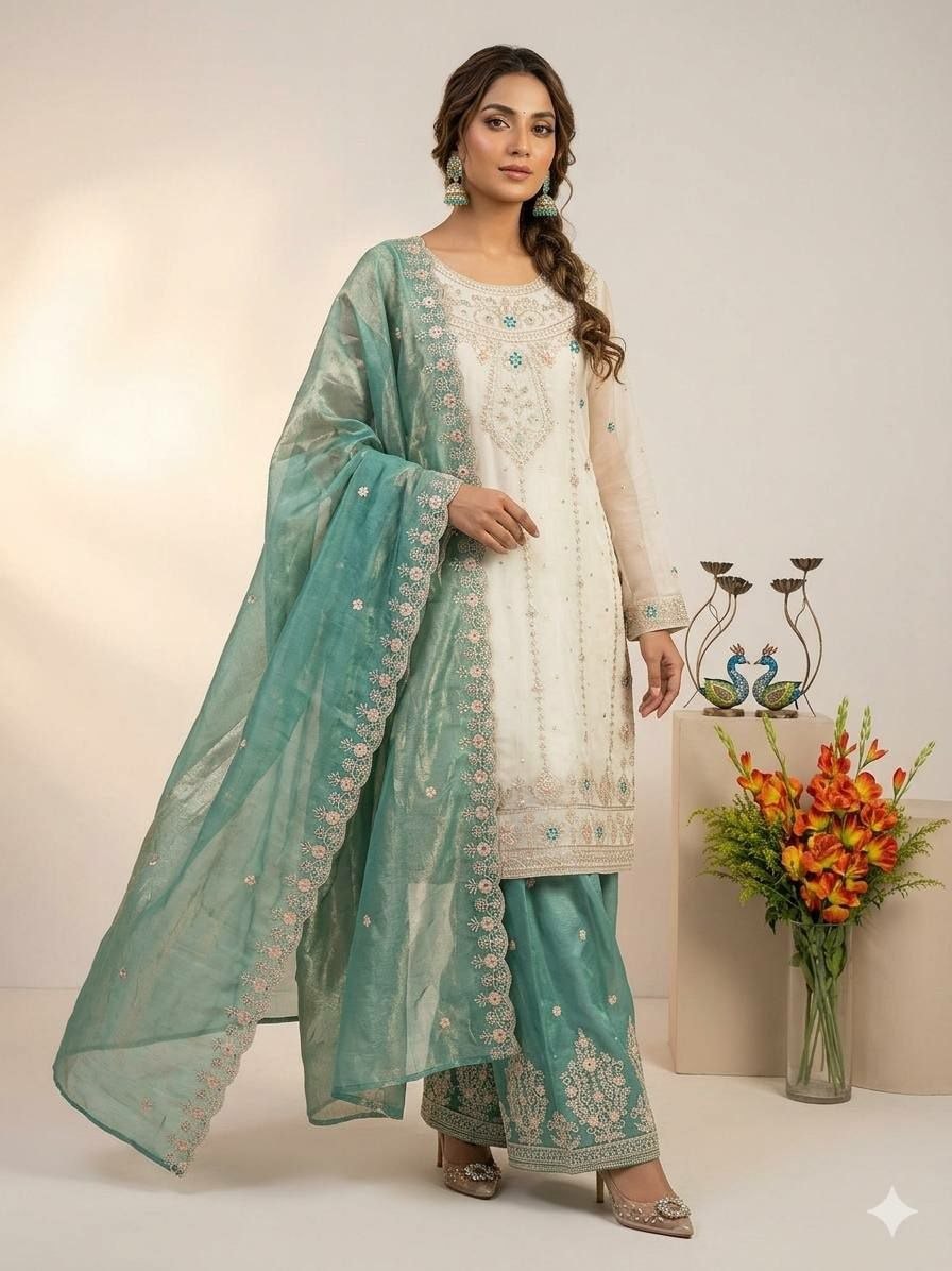 Heavy Frendy Silk Salwar Suit Set - view 4
