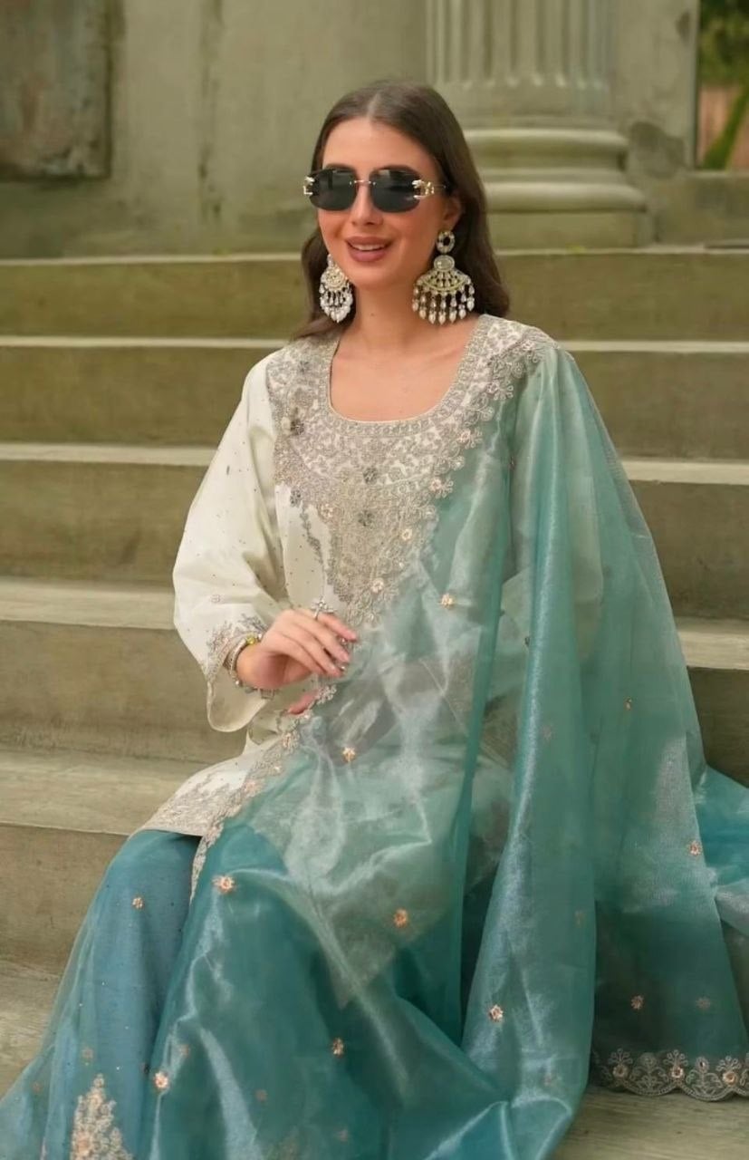 Heavy Frendy Silk Salwar Suit Set