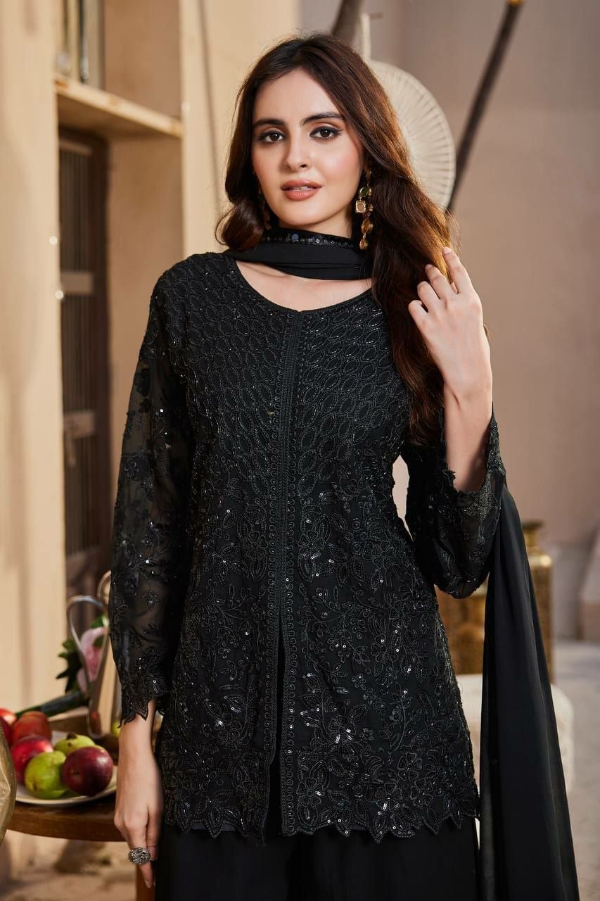 Heavy Faux Georgette salwar suit set (SIDV2265)