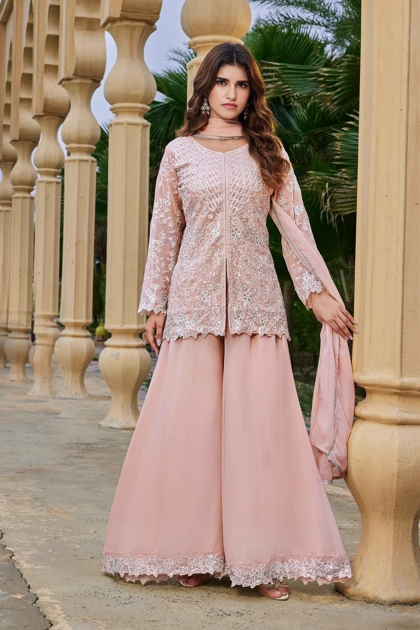 Heavy Faux Georgette salwar suit set (SIDV2266) - view 3
