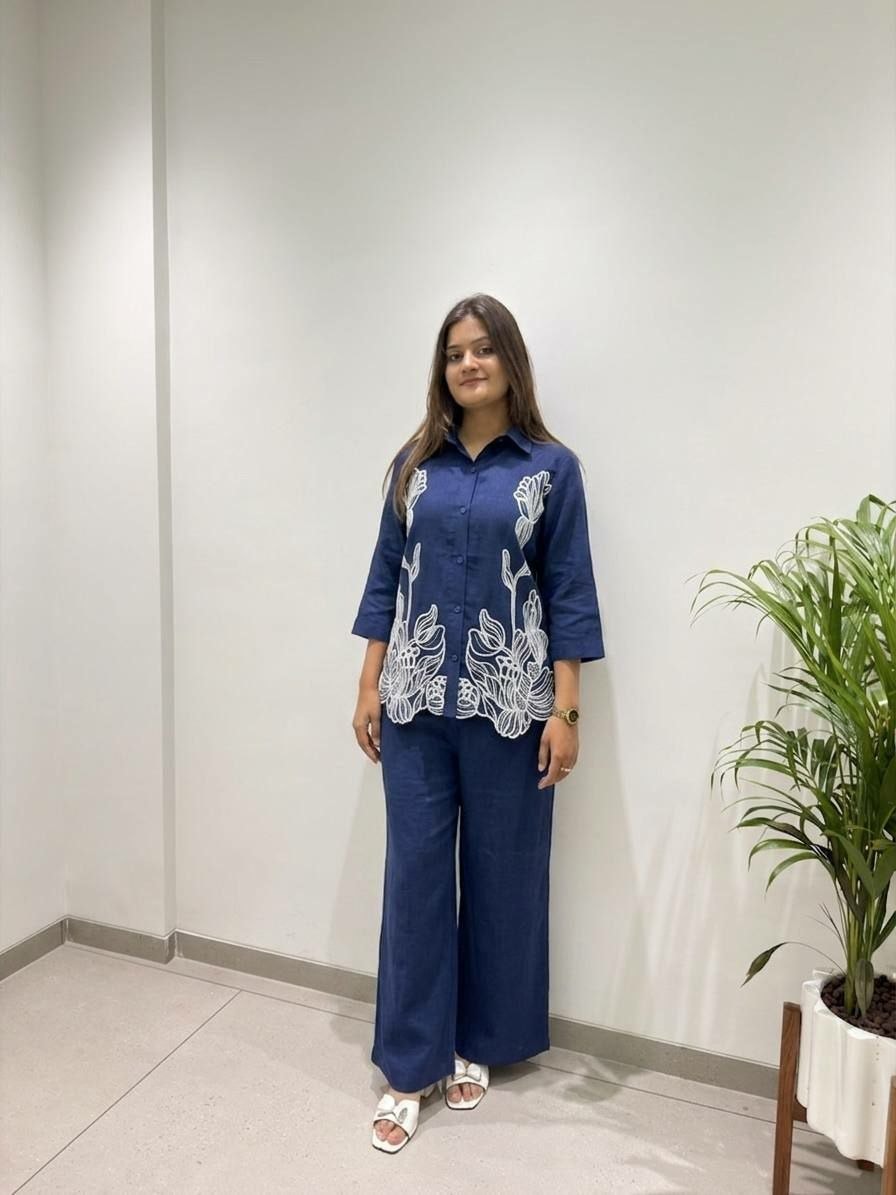 Premium Cotton Denim Suit Set - view 2