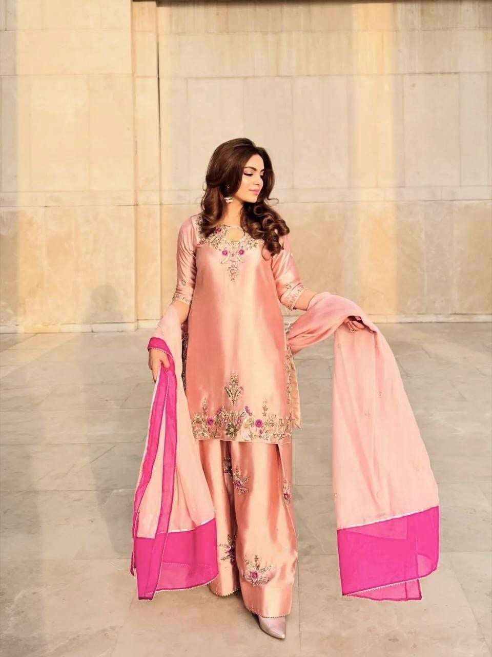 Pure Devsena Silk Salwar suit Set