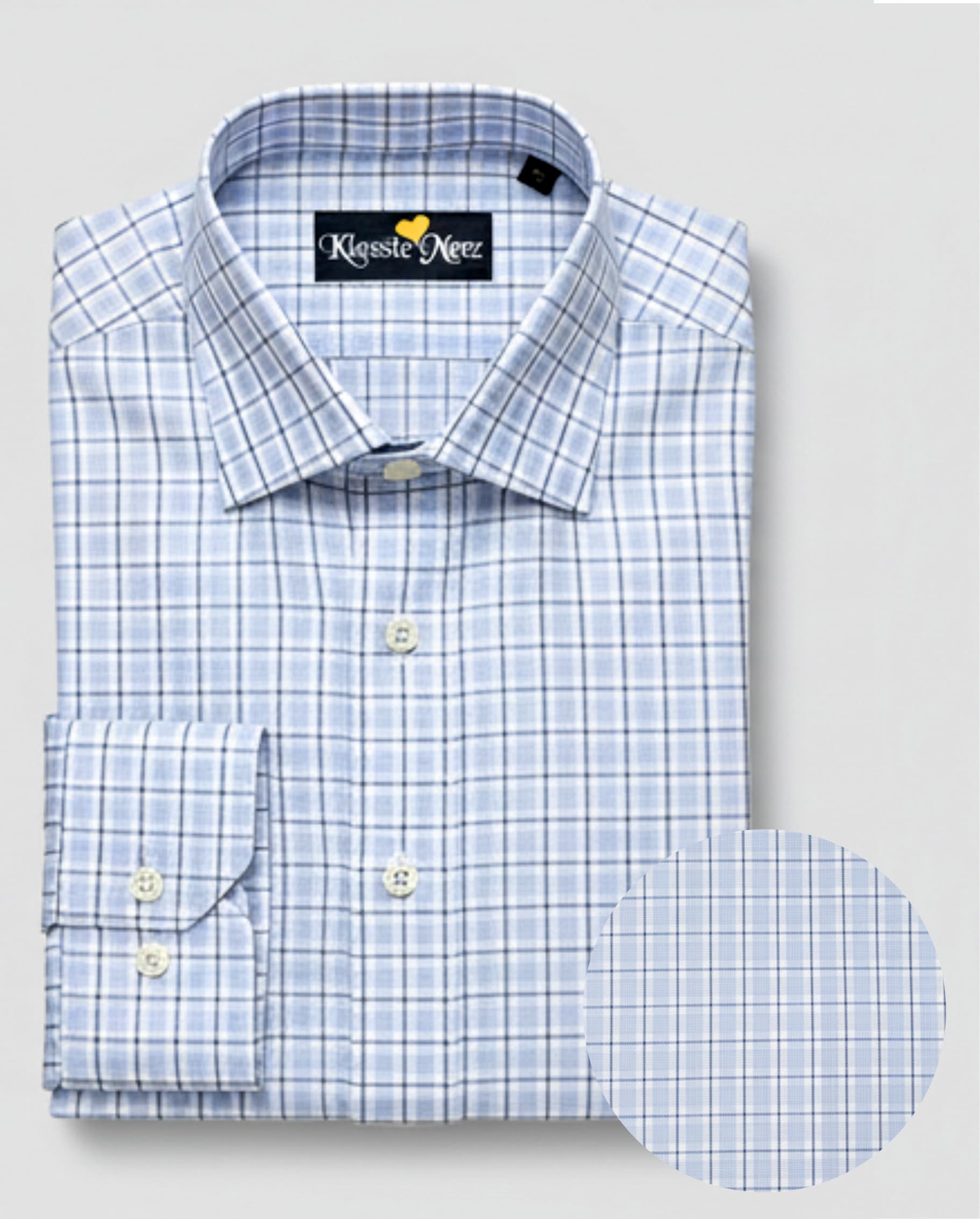Men's Cotton Blue Checks Shirt