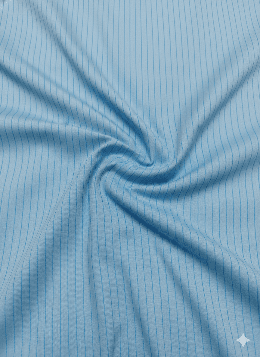 Premium Giza Cotton Blue stripes Shirt