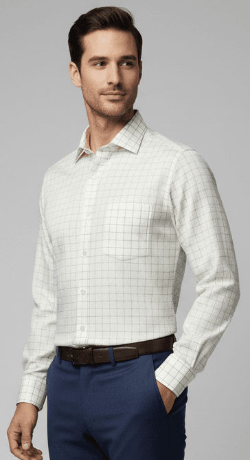 Men's Lemon Yellow Checks Shirt