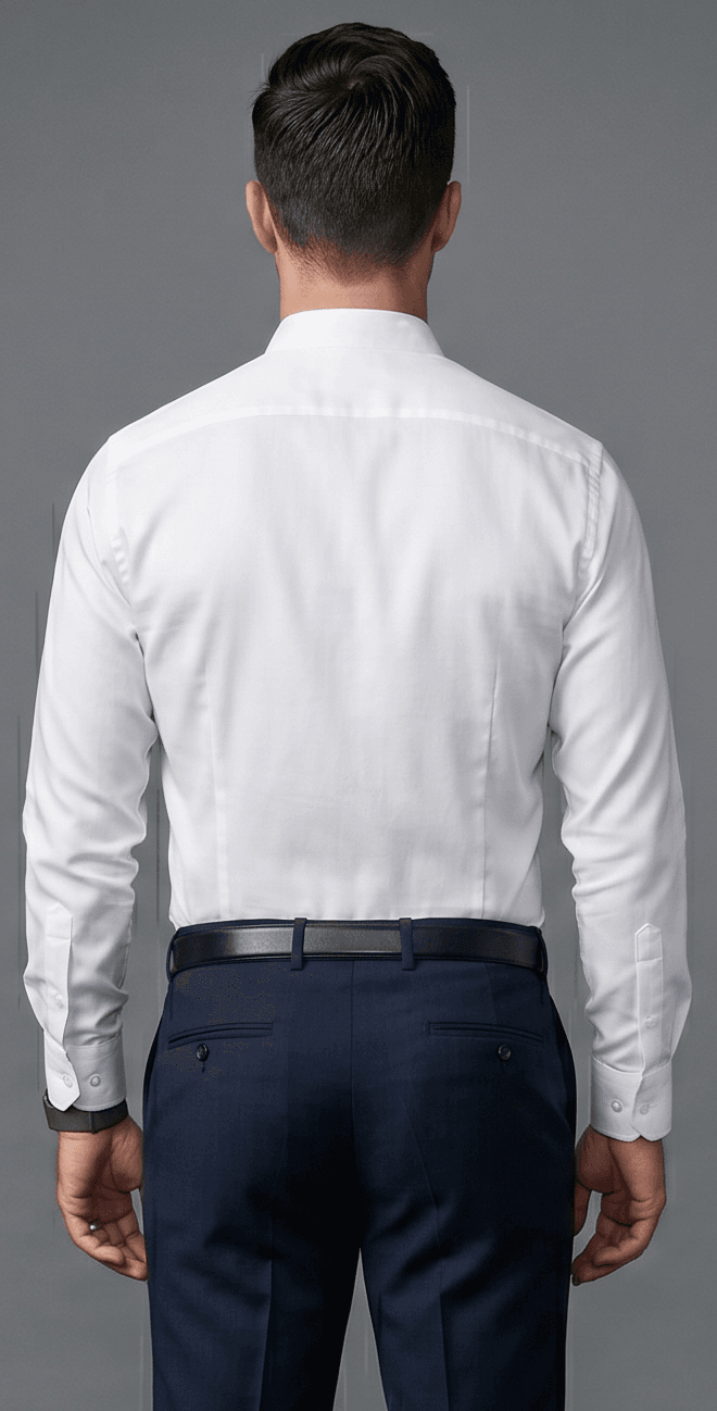 Linen Blend Nehru Collar Casual Shirt